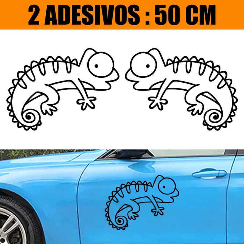 Kit Adesivos Carro Caminhão 2 Lados - Camaleão Infantil