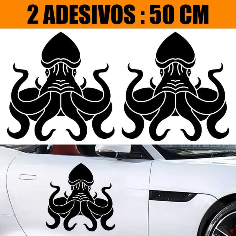 Kit Adesivos Carro Caminhão 2 Lados - Craken Gigante