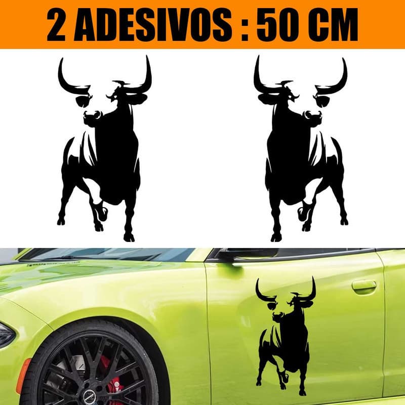 Kit Adesivos Carro Caminhão 2 Lados - Touro Alpha Art