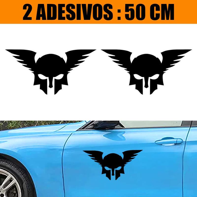 Kit Adesivos Carro Caminhão 2 Lados - Capacete Valkiria