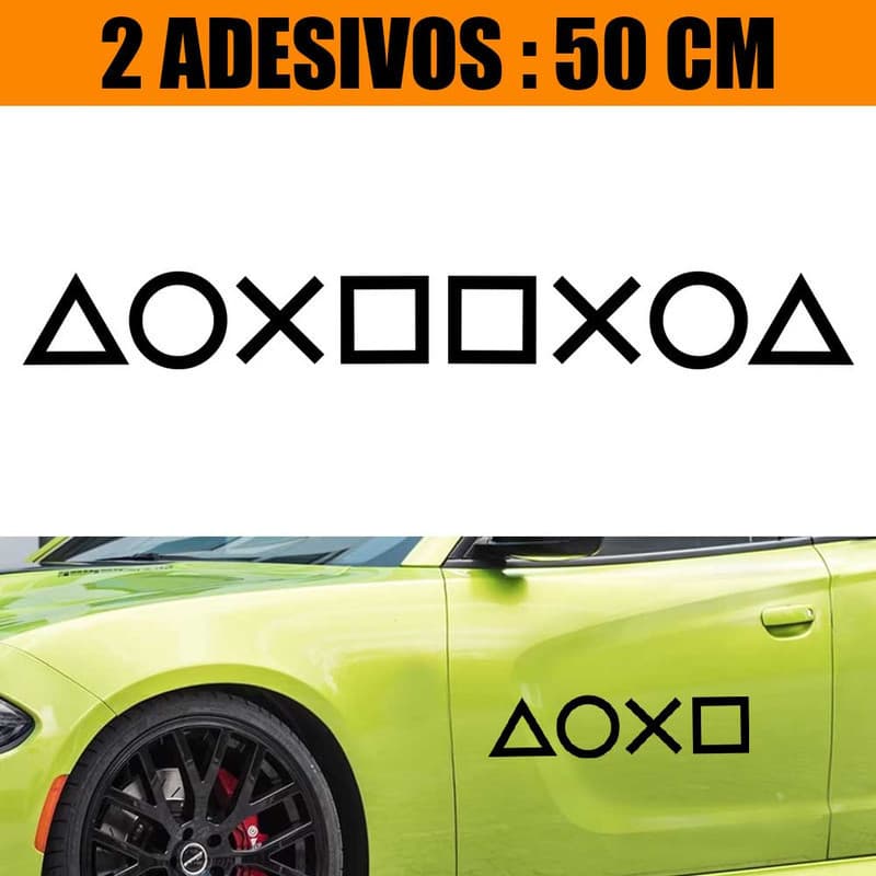 Kit Adesivos Carro Caminhão 2 Lados - Botão Console Art