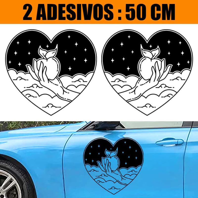 Kit Adesivos Carro Caminhão 2 Lados - MAÇA ESPECIAL ARTE
