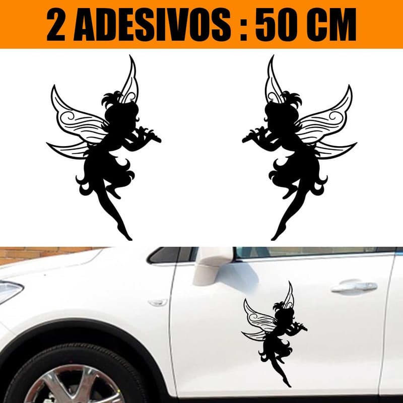 Kit Adesivos Carro Caminhão 2 Lados - Fada Lirica Art