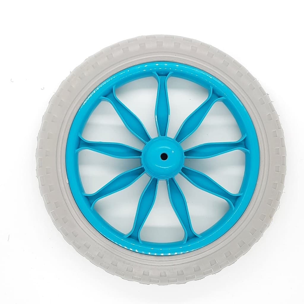 Roda Eva Aro 12 B Infantil Equilíbrio Cinza/azul Turquesa