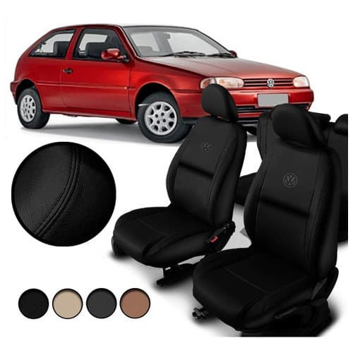 Capas De Bancos Automotivos Carro Couro P/ Gol Bola G2 G3 G4