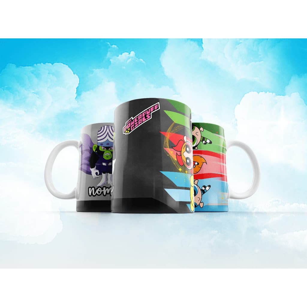 Caneca Xícara Garotas Super Poderosas Vilão Macaco Louco  - OFERTA RELAMPÂGO!