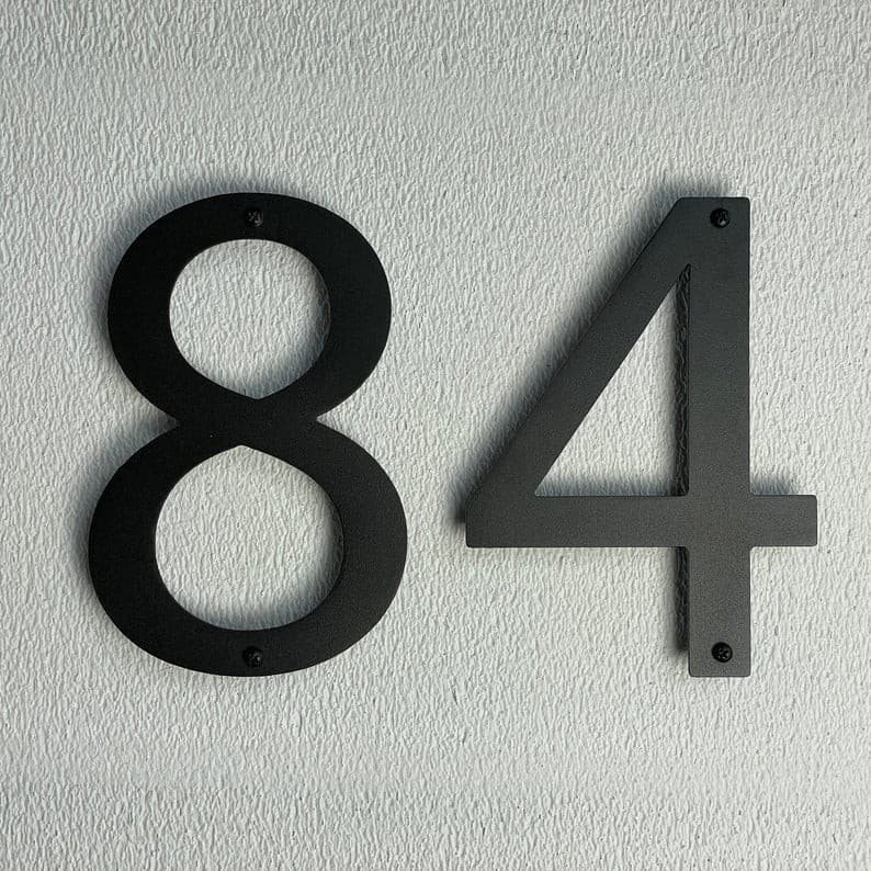 NÚMEROS PARA CASA, NUMERO RESIDENCIAL, APARTAMENTOS, 12CM EM ACM, NÚMEROS PARA FACHADA