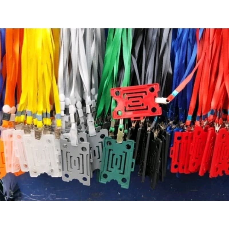 Porta Crachá/Cartão Vertical/Horizontal Várias Cores Bilhete Unico