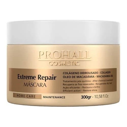 Máscara Profissional Extreme Repair Prohall 300g
