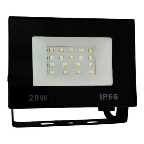Refletor Led 20w  Branco Frio 6000k a 6500k Bivolt 110v 220v Aprova Dagua Aaatop Tpw