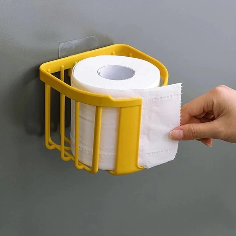 REAL.STORES.INFINITY.Suporte para Papel Higiênico prático sem furos na parede