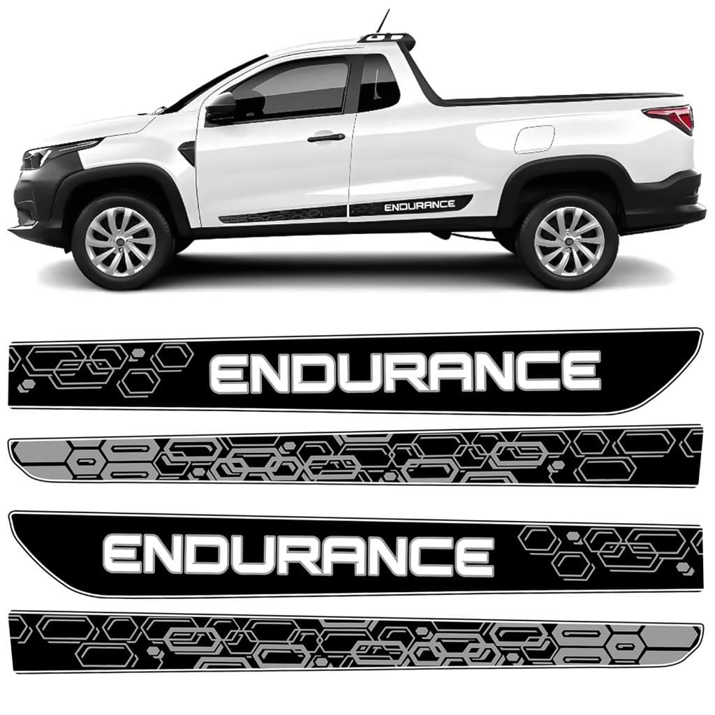 Kit Adesivo Autocolante Faixa Lateral Porta Strada Endurance 2021 2022