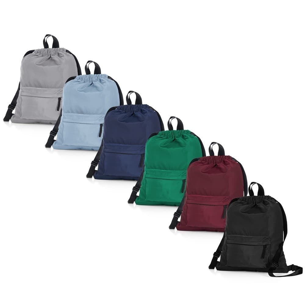Mochila saco em poliéster resistente à água