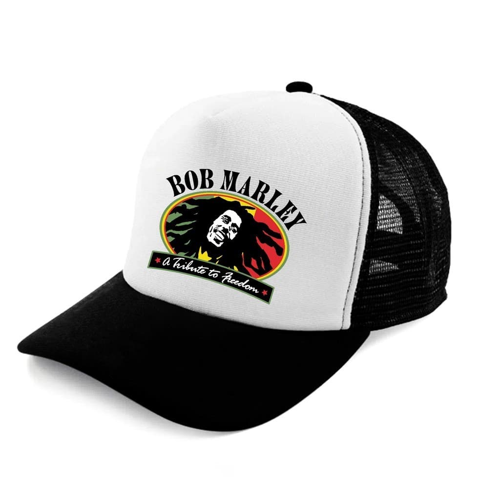 Boné Trucker Bob Marley Reggae Roots Jamaica