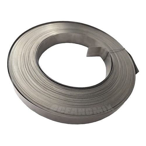 3 Rolos De Fita Fusimec 3/4 Polegada Aço Inox Lisa 25 Mts - LINK+