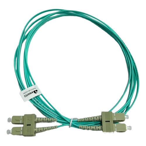 6x Cordão Óptico Sc Sc Multimodo 2,5mt 50/125 Om4 100gb