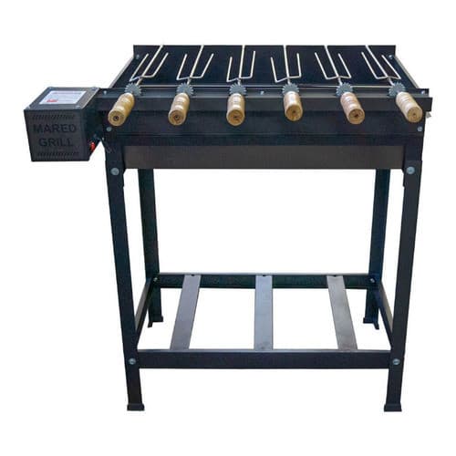 Churrasqueira Gira Grill Standard Aço Com 6 Espetos Mared