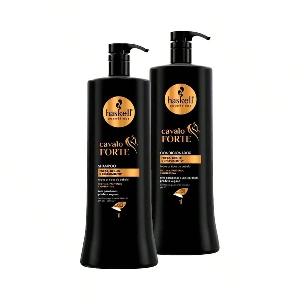 Kit Haskell Cavalo Forte Shampoo E Condicionador 1l