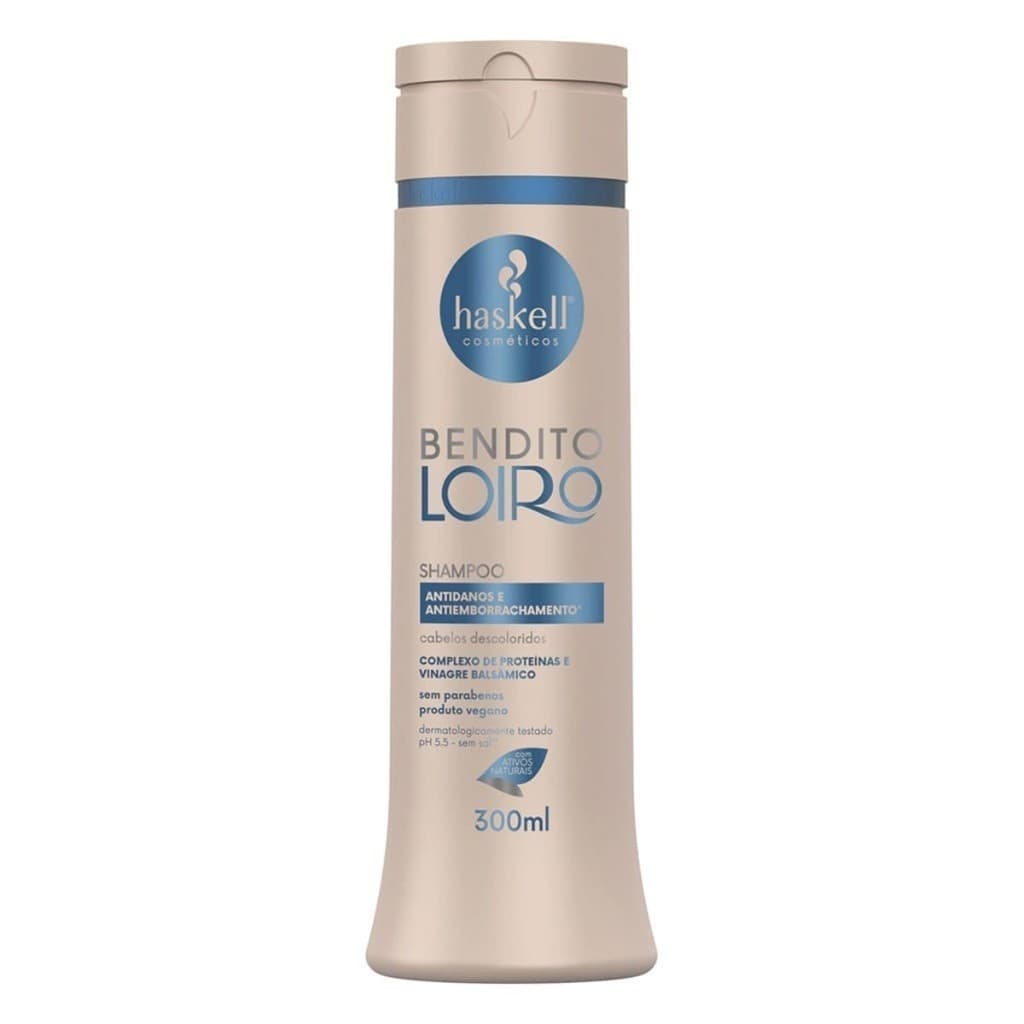 Shampoo Haskell Bendito Loiro 300ml - Antiemborrachamento