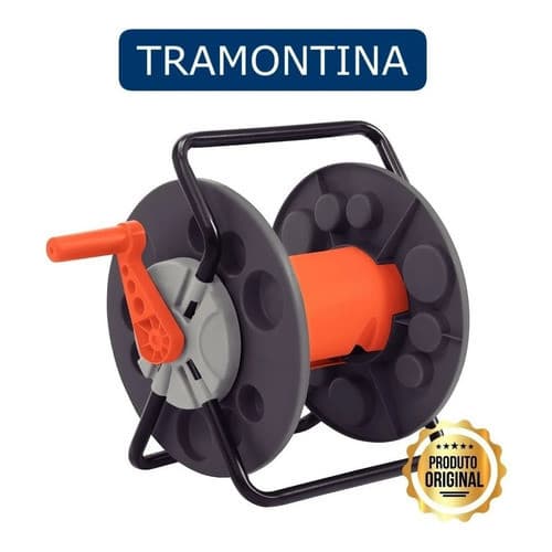 Suporte Enrolador Mangueira Giratório Tramontina Jardim