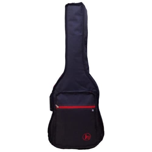 Capa Bag Violão Folk Acolchoada Cargo Extra Color Vermelha