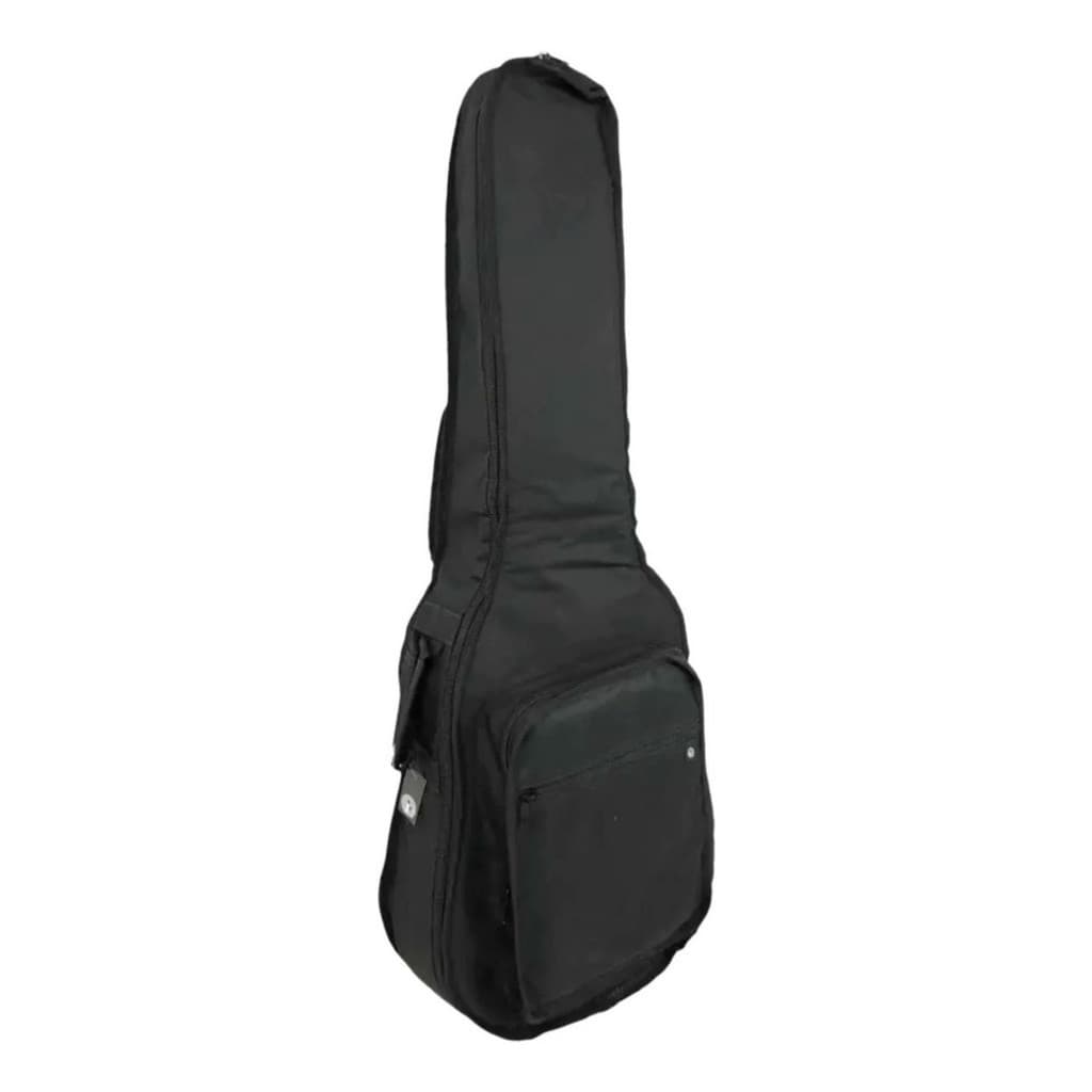 Capa Bag Violão Folk Acolchoada Nylon 420 Stone Preto