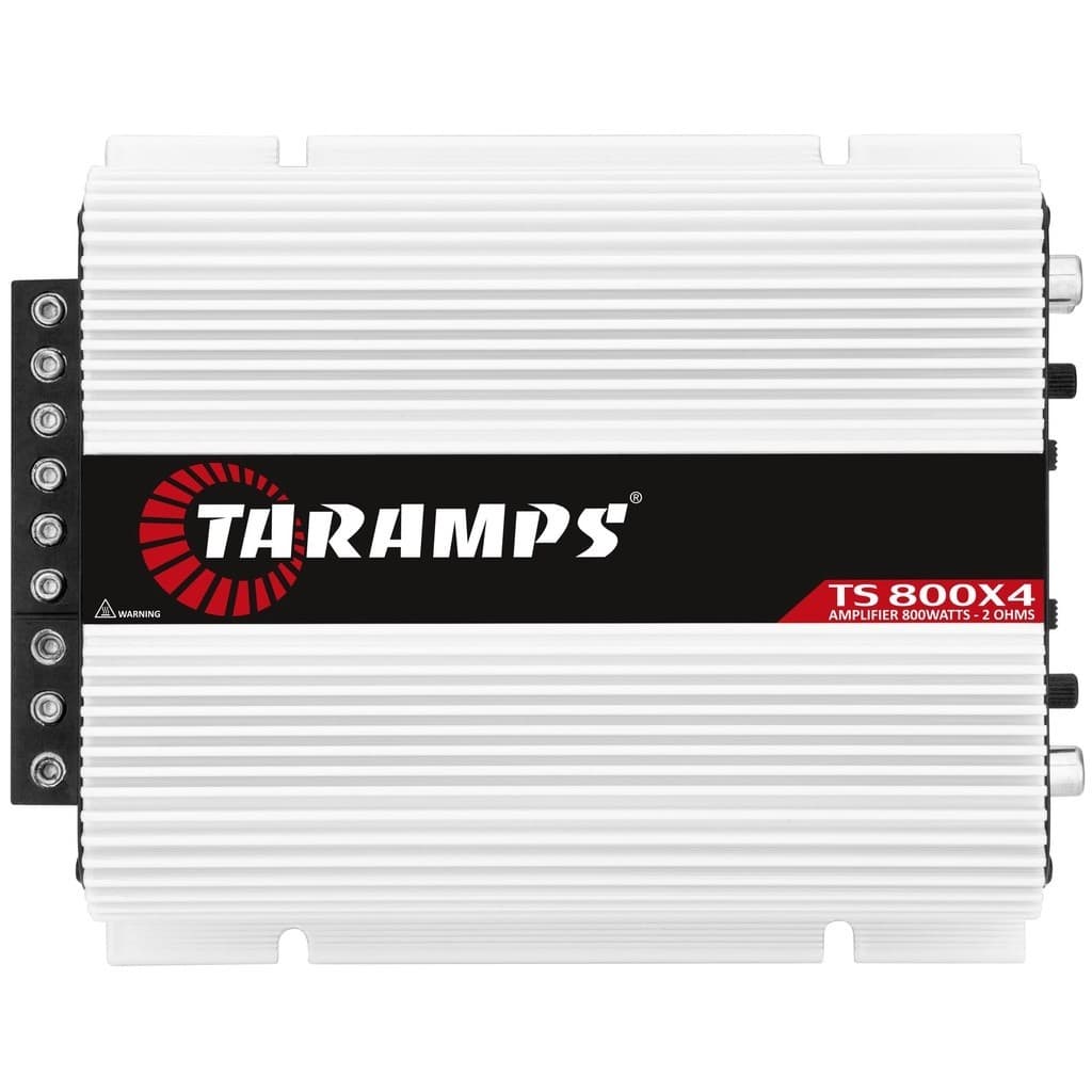 Modulo Amplificador Taramps TS800X4 800W Rms 4 Canais 2 Ohms TS 800 Som Automotivo