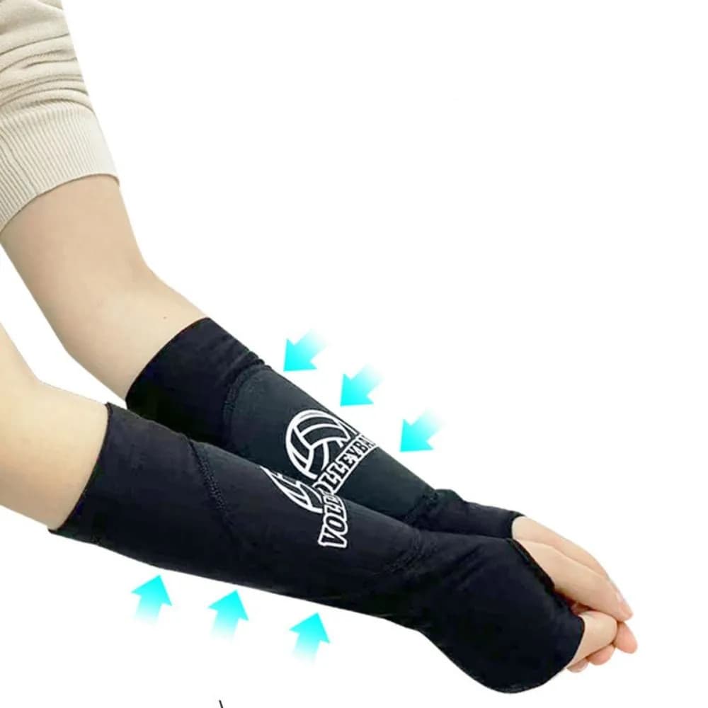 Munhequeira de compressão respirável unissex, elástico ideal para basquete e vôlei ( 1 par).