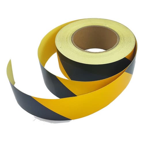 Fita Adesiva Demarcação Sinalização Refletiva Zebrada 5mx5cm