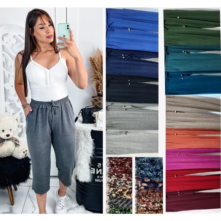 Calça Feminina Pantalona Curta PANTACURT