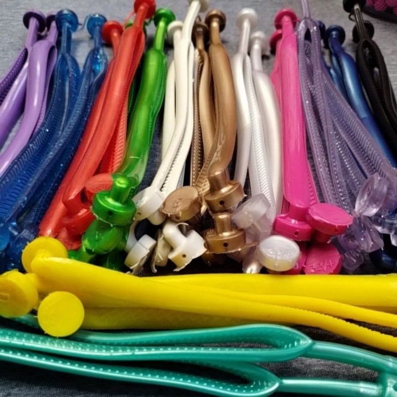 10 pares de Correria tira slim para chinelo feminino cores sortidas