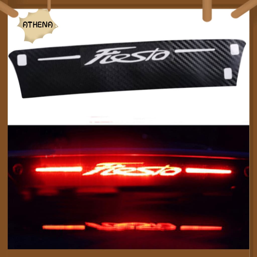 Athena-Adesivo De Luz De Freio Estilo Carro , Decalques De Lâmpada De Parada Para Ford Fiesta Hatchback