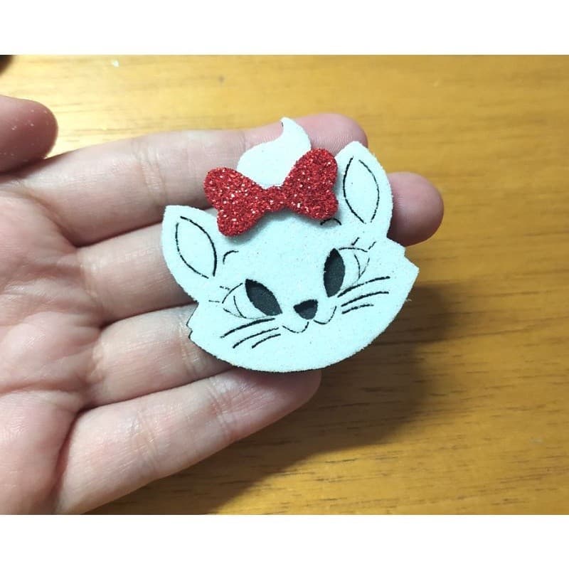 50 apliques em Eva para acessorios pet (gata marie)