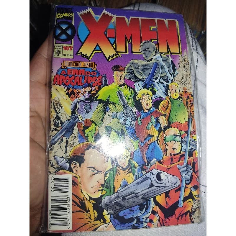 Revistas em Quadrinhos Hq Marvel X-men anos 80 90 formatinho