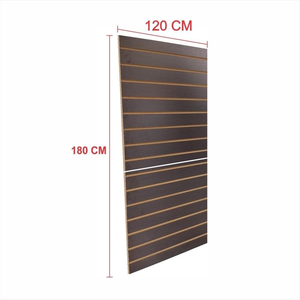 Painel canaletado preto altura 180cm x 120cm E-Nichos