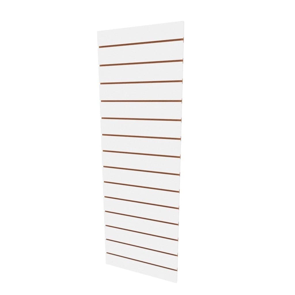 Painel canelado placa mdf canaletado Branco 60x180 E-Nichos
