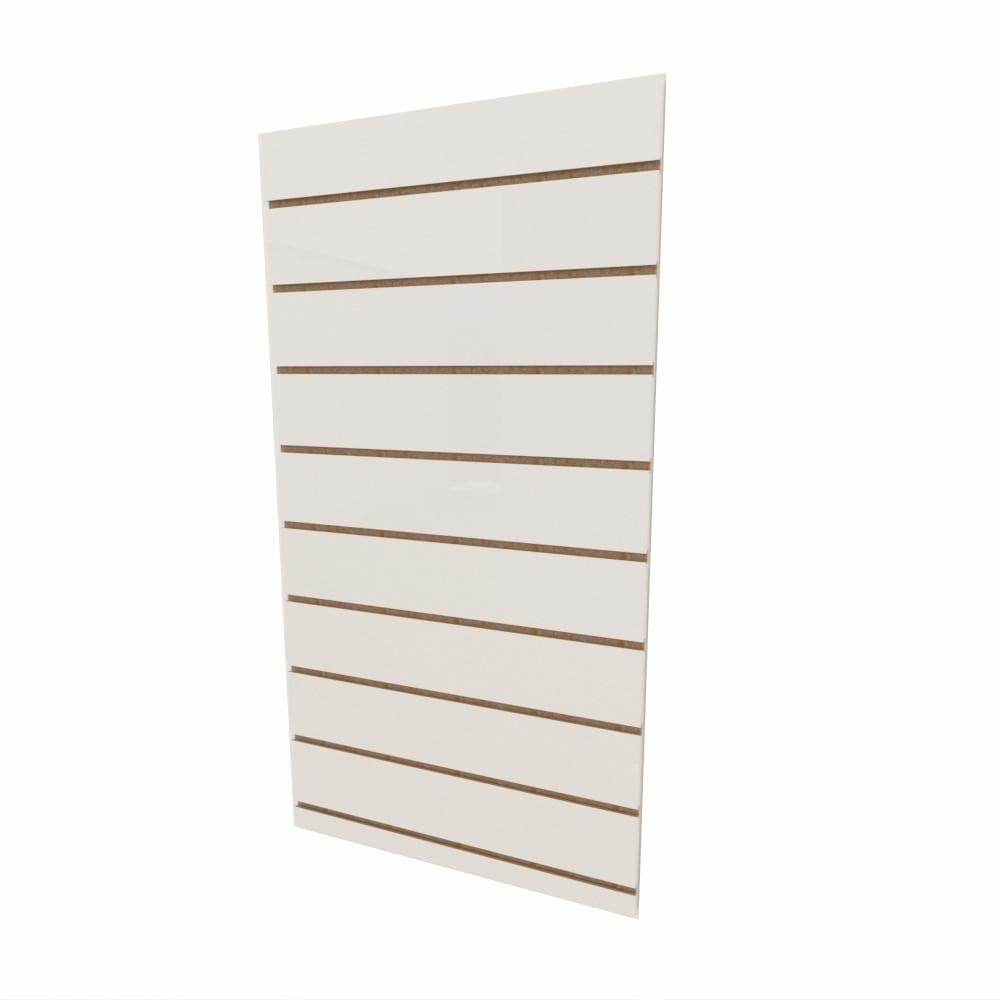 Expositor canaletado Branco Texturizado altura 120cm x 60 cm E-Nichos