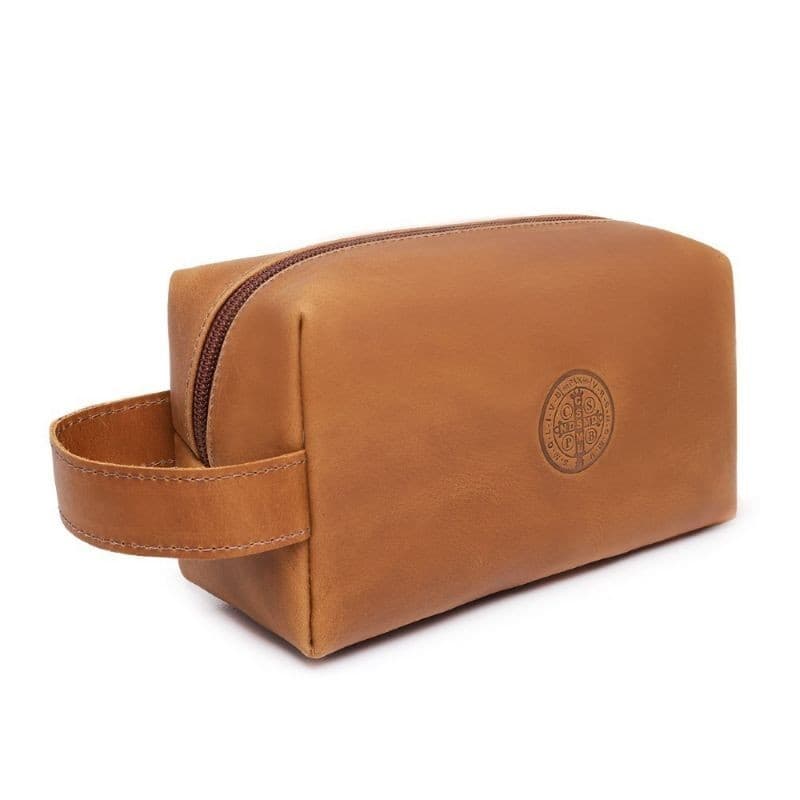 Necessaire SÃ0 BENT0 premium Resistente Forro impermeável ziper resistente Estampa Medalha São Bento