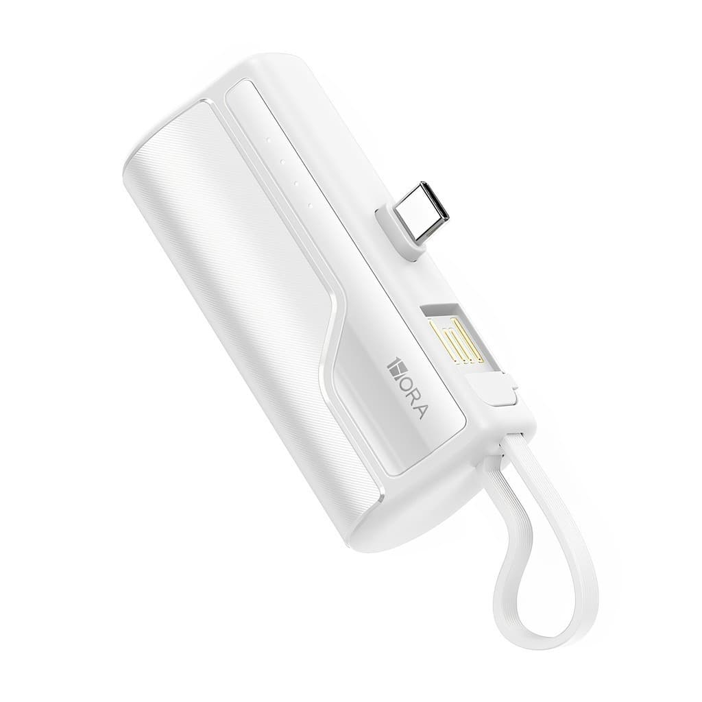 Carregador Portátil 1Hora Power Bank 4500mAh Branco