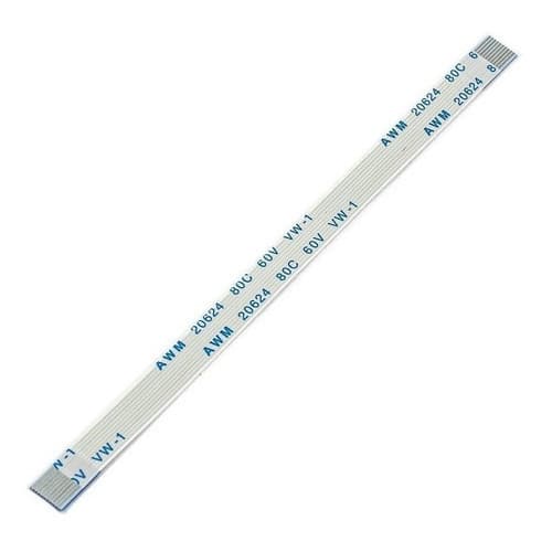 Cabo Flat 10 Vias 10cm Compatível Para Botão Power Ps3 Slim Cech-2001a
