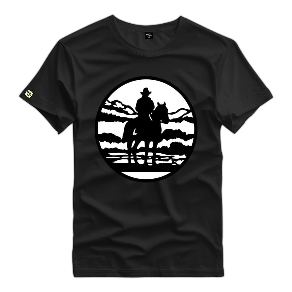 Camisa Estampada 100% Algodão Camiseta Country - 131