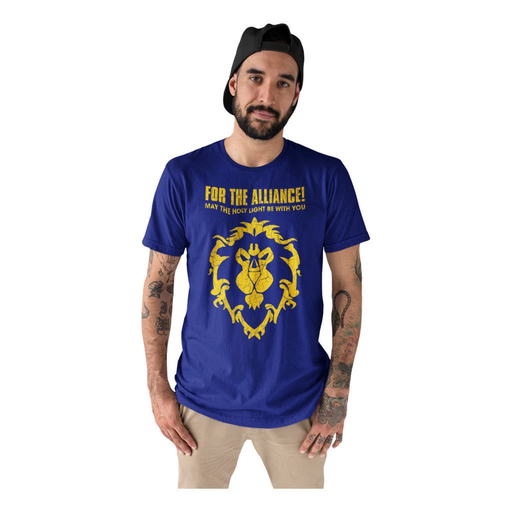 Camisa, Camiseta World Of Warcraft Alliance Aliança Rpg Game