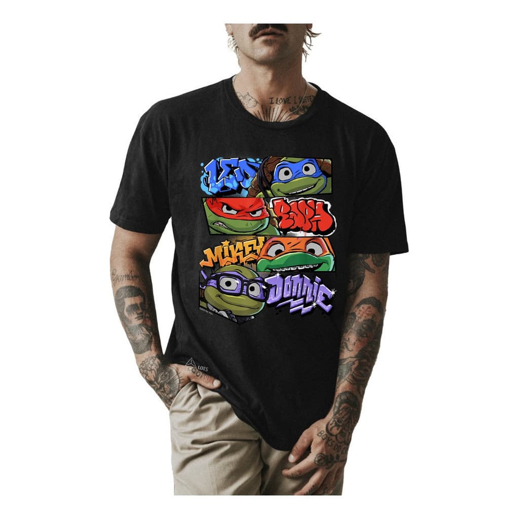 Camiseta Tartarugas Ninjas Filme Desenho 100% Algodão Camisa