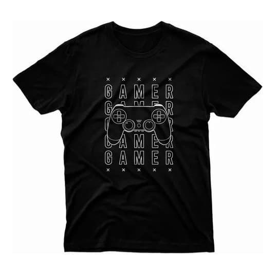 Camiseta  Gamer Controles Xbox Playstation Camisa