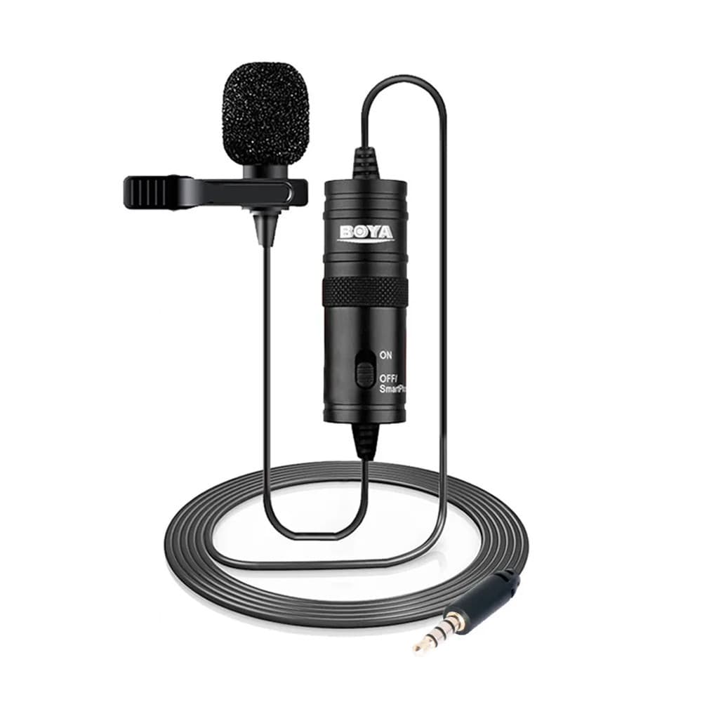 Microfone Lapela Gravata Omnidirecional BYM1 Boya