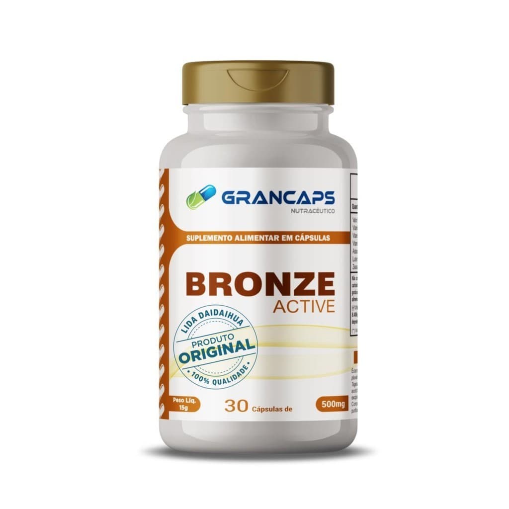 Bronze Active 500mg 30 Cápsulas Grancaps