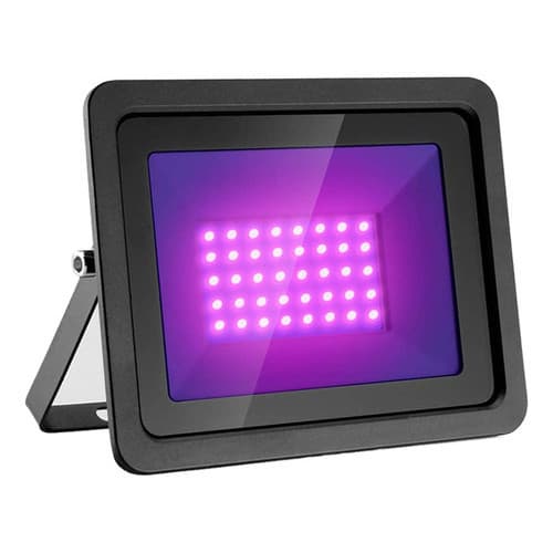 Refletor 10w Led Ultra Violeta Luz Negra  Festas Dj Aaatop Cor Da Carcaça Preto 110v220v