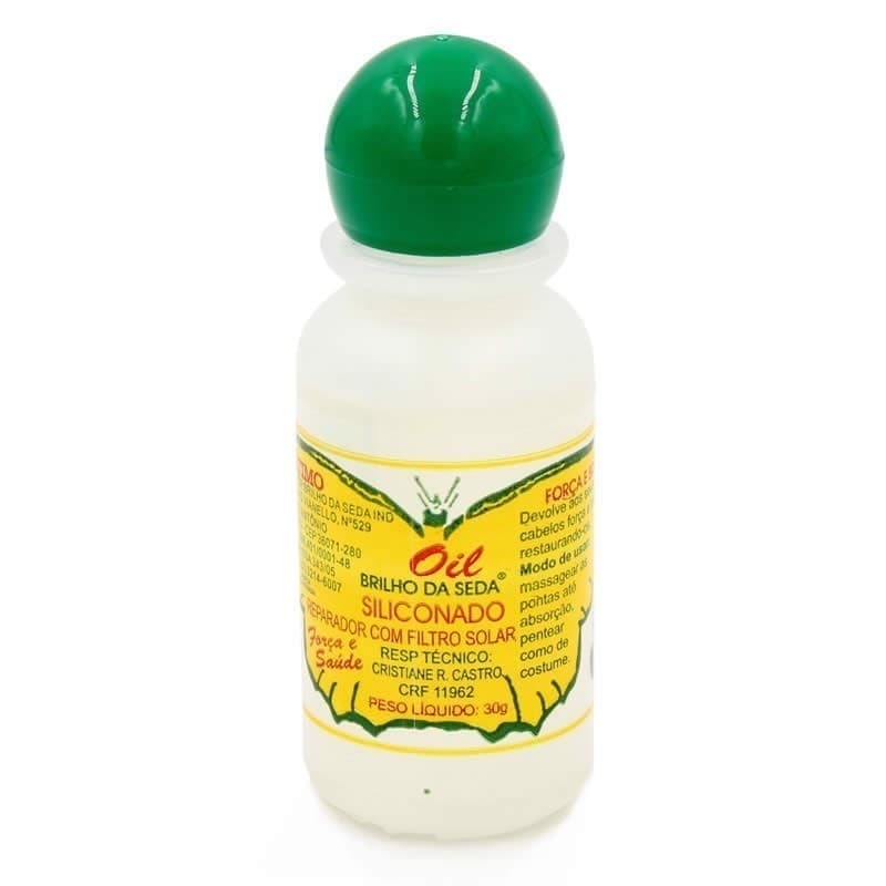 Óleo Siliconado Reparador De Pontas Brilho Da Seda 30ml