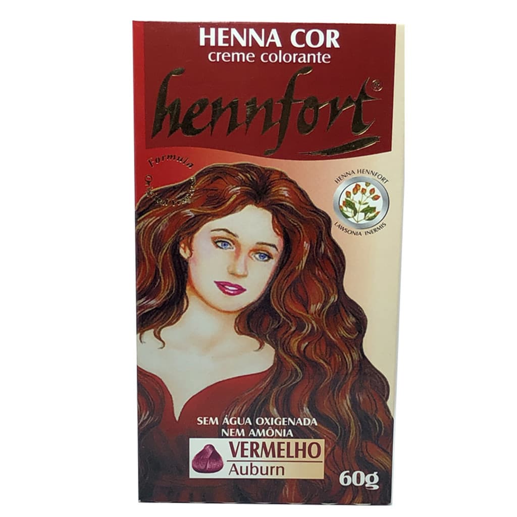 Henna Hennfort Creme 60g - Diversas Cores