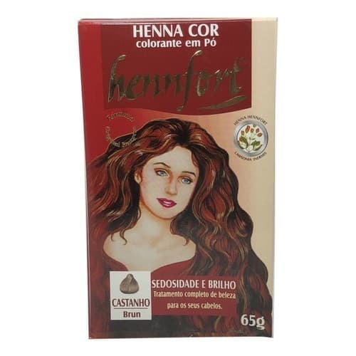 Henna Hennfort Em Pó 65g - Diversas Cores